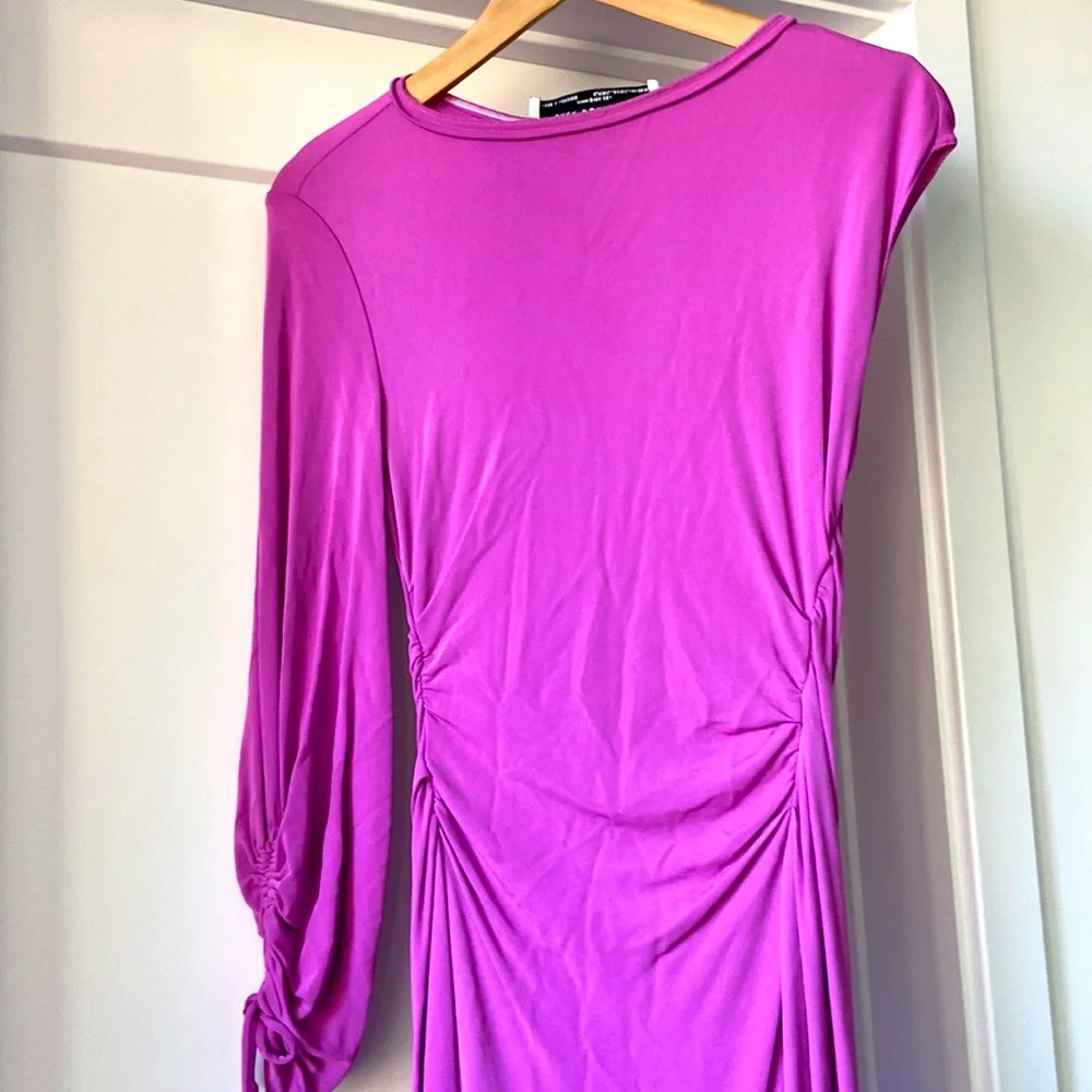Zara Pink Long Sleeve Dress - Picture 2 of 7